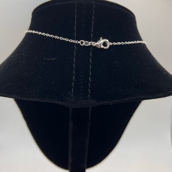 2 Fashion Pendants with One Silver Tone Lobster Clasp 18" Chain - Picture 5 of 8